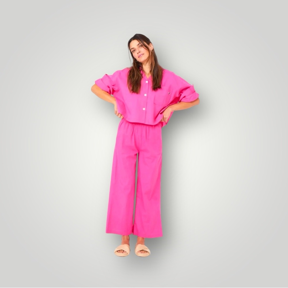 Kerri Rosenthal Palazzo Cotton Pant, NWT